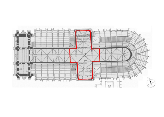 Plan Croisé du transept