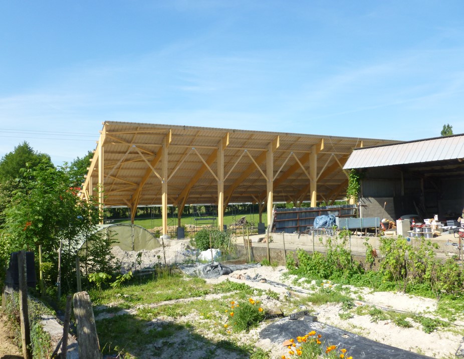 ASCIA hangar bois photovoltaïque
